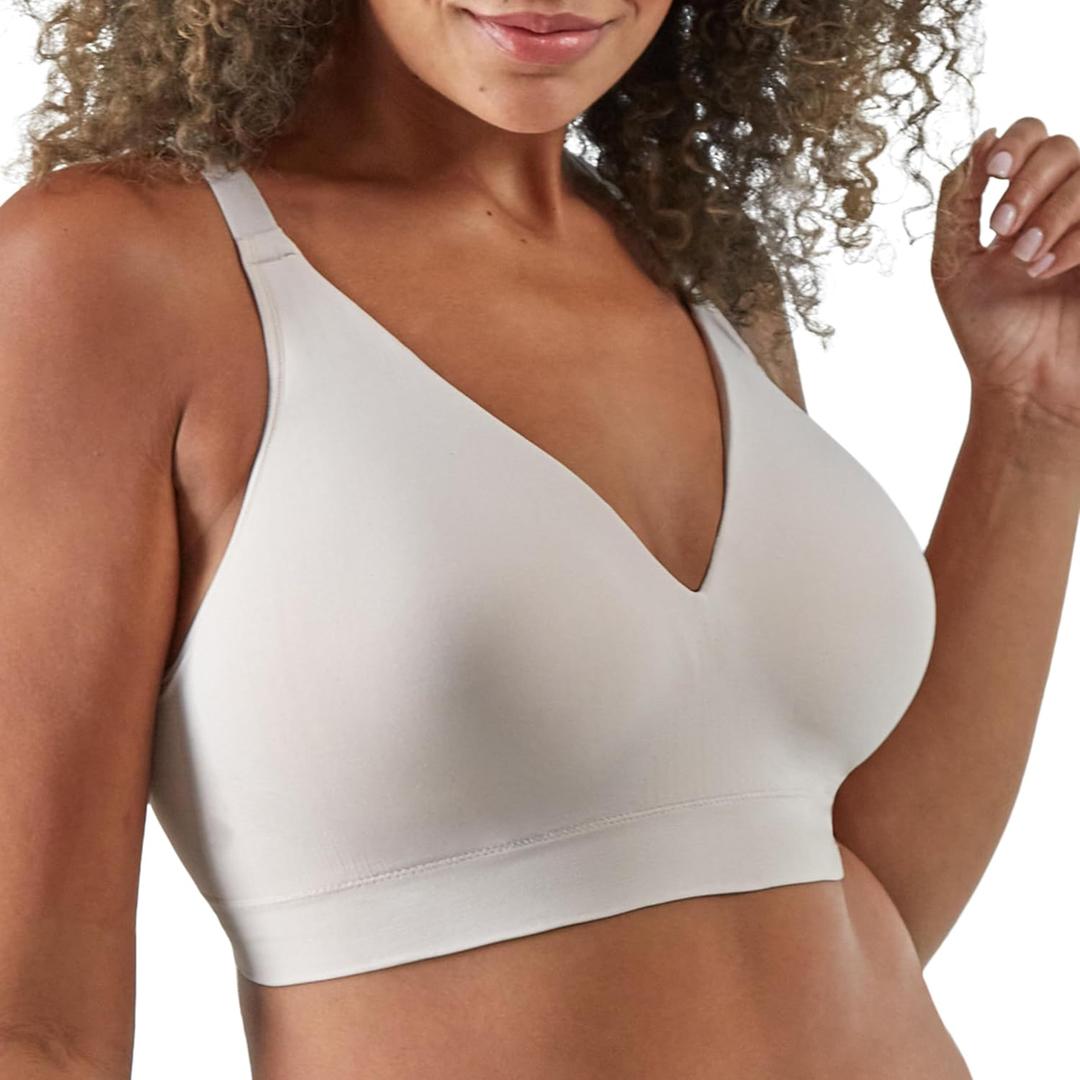 Bali Women's Wireless Bra, Comfort Revolution Modern Seamless Bras for Women, Flex-to-fit, Comfortable, Adjustable, XX-Large