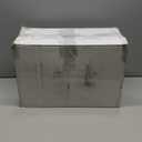 Nervure 350PCS Clear Gold Plastic Plates - Gold Plastic Dinnerware Sets for 50 Guests - 100 Disposable Plates, 150 Silverware, 50 Cups, 50 Napkins for Wedding & Party & Thanksgiving, Clear and Gold, 50