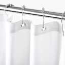 Felisa Extra Long Fabric Shower Curtain Liner with 6 Magnets,72 x 84 inch Waterproof & Hotel Quality White Shower Liner,Soft Cloth Shower Curtain,Washable Shower Curtain for Bathroom