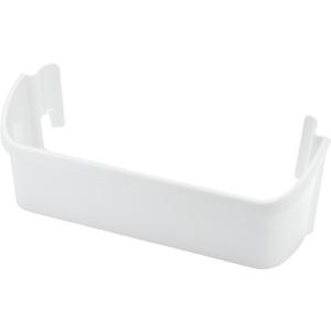 Smart Choice 240323001 Bottom Shelf Refrigerator Door Bin - White, Impact Resistant Freezer Replacement Compatible with Frigidaire 240323007, Fits Select Frigidaire & Kenmore Models