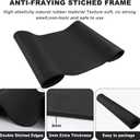 Large Mouse Pad, Desk Mat Office Desk Pad Gaming Mouse Pad with Stitched Edges, 31.5" x 15.7" Mousepad with Non-Slip Waterproof Rubber Base for PC Laptop Desk Home Office Accessories, Black