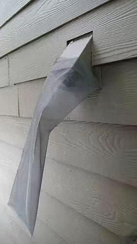 Replace The Lint Bag For Outdoor Dryer Ventfor Outdoor Dryer Vents Capturing Lint and DustEliminate the problem of birds' nests or dryer lint dust (13" to 16"L )