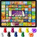 Drinking Games for Adults, Rubber Mat Drinking Board Game, Party Games, Game Night Game for Groups Adult for Birthday Family Play, 2-8 Players, Age 21+