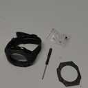 Luxury Carbon Fiber Case Band for Samsung Galaxy Watch Ultra 47mm, Rugged Military Protective Face Cover with Tactical FKM Strap for S7 Men