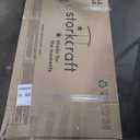 Storkcraft Sicily 3-in-1 Convertible Crib with Toddler Rail Included (Sage & Driftwood)  GREENGUARD Gold Certified, 100% Solid Wood, Converts to Toddler Bed, Fits Standard Crib Mattress