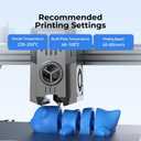 Creality 2kg Black & White PETG Filament Refill 1.75mm, 3D Printer Filament, Spool-Free for Bambu Lab Reusable Spools, High Precision 0.03mm, Odorless & Moistureproof