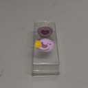 BIBS Pacifiers 6-18 Months | Colour Collection 2-Pack | BPA-Free Anatomical Natural Rubber Nipple | Made in Denmark | Violet Sky/Mauve Color Pacifier