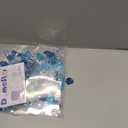 DomeStar 150PCS Assorted Blue Fake Ice Rocks Vase Fillers, Aquarium Gravels Small Stones for Fish Tanks Decorations Home Table Scatter