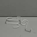 FYY Over The Door Hooks, 4 Pack Hangers Hooks with Rubber Prevent Scratches Heavy Duty Organizer for Living Room, Bathroom, Bedroom, Kitchen Hanging Clothes, Towels, Hats, Coats, Bags White (Short)