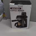 SOWTECH Coffee Machine, 3.5 Bar Espresso Cappuccino Machine with Milk Frother, 1-4 Cup Portable Coffee Maker for Latte, Cappuccino, 800W, Black