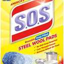 S.O.S 98018 S.O.S Steel Wool Soap Pads 18 Count