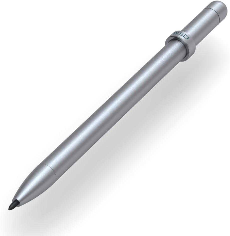 WSD Mechanical Pencil,Drawing Pencils,Sketch Pencils,Magnetic Control Pencil,Pencil Refills Diameter2.0mm, 2B Silver