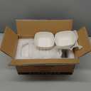 MALACASA 5 oz Porcelain Dip Bowls Set, 12 Pack Small Ramekins, Dipping Sauce Dishes, Stackable Tiny Ramekins for Pudding, Souffle, Brulee, Dessert, Snack, Charcuterie Boards accessories, Oven Safe