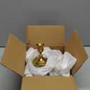 Zeochyni 12PCS Brass Gold Taper Candle Holders Set, Vintage Metal Candlestick Holders for Dinner Room Table Centerpiece or Mantel Wedding Party Decor