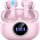 Bluetooth 5.4 Earbuds, 2026 Wireless Headphones 3D-Stereo Deep Bass Ear Bud, 4 ENC Noise Cancelling Mic, 40+Hrs USB-C Earphones, IP-X7 Waterproof Headset Sport Gym Workout for Laptop Pad Android iOS