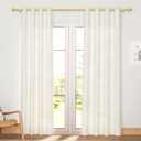 Gold Curtain Rod for Windows 30 to 60 Inch, 5/8 Inch Diameter Adjustable Curtain Rods With Brackets, Heavy Duty Easy to Install Curtain Rods for Bedroom, Outdoor Curtain Rod for Patio
