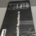 GeeekPi 12U Server Cabinet, 10 inch Server Rack for Network, Servers, Audio, and Video Equipment, DeskPi RackMate T2 Rackmount, 10.23 inch Depth (Silver)