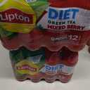 2 x Lipton Zero Sugar Iced Tea, Green Tea Mixed Berry, 16.9 fl oz Bottles, (12 Pack), 100% DV Vitamin C (EXP 05/11/26)