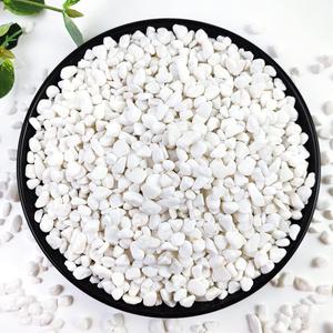 YISZM 5LB Succulent and Cactus Gravel Pebbles, 1/5 Inch White Natural Decorative Polished Stones, River Rocks for Plants, Vases, Aquariums, Terrarium and Outdoor Gardening