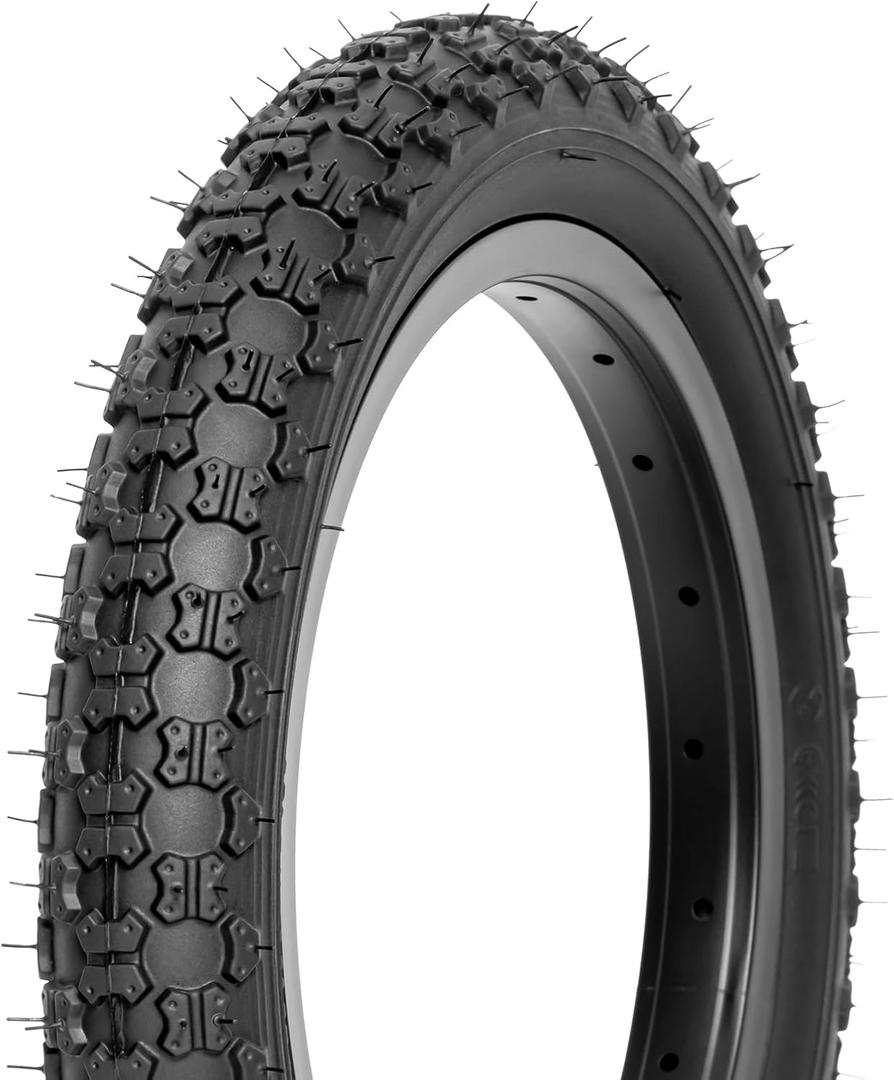 MOHEGIA Kids Bike Tire: 14x2.125 Inch Folding Replacement Bicycle Tire, Compatible with BMX, MTB and Children Racing