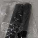 Comfort axis Finger Nub Non-Slip Classic Ribbed Grips for 3/4" Handle Bar, Black - 1 Pair