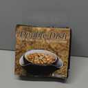 Pistachio Bowl, Snack Serving Dish, Double Dish Nut Bowl with Nut Seeds Shell Storage, Pistachios, Peanuts, Cherries, Popcorn, Edamame, Fruits, Snacks, and Candy Serving Bowl, Black & White