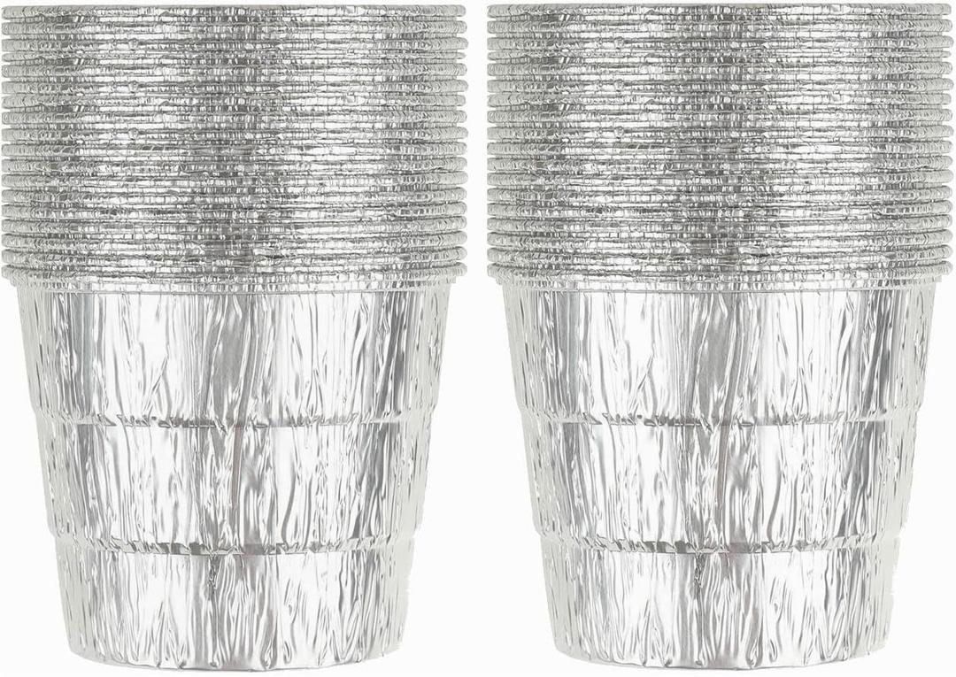 Firsgrill 30-Pack Grease Bucket Liners Replacment for Mostly Z Grill, Green Mountain Pellet Wood Smoker