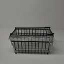 Tafura Freezer Organizer Bins (14" Lx7 Wx6.1 H) - 3 Pack Stackable Freezer Baskets Sort Frozen Meats & Food - Deep Freezer Organizer Bins with Handles for Upright & Chest Freezer (Black)