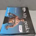 Ally Peaks Pull Up Bar for Doorway | Thickened Steel Max Limit 440 lbs Upper Body Fitness Workout Bar| Multi-Grip Strength for Doorway | Indoor Chin-Up Bar Fitness Trainer for Home Gym Portable (silver2)