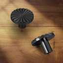 15 Pack Black Cabinet Knobs & Drawer Pulls - Vintage Zinc Alloy Hardware for Kitchen, Closet, Wardrobe, Dresser - Furniture refinishing, Easy Installation