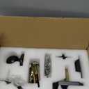 NeuType Front Door Handle, Front Door Lock Set, Door Handle Sets with Single Cylinder Deadbolt and Door Knob, Entrance Handle Set with Lock, Reversible for Right & Left Handed, Matte Black