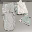 3-Pack Organic Baby Swaddle Sleep Sacks - Swaddles for Newborns, Infant 0-3 Months, Baby Girls, Boys, Soft & Snug Newborn Sleep Sack, Nursery Swaddling Blankets (Bunnies, OS)