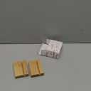 UNIQOOO 3.5" Birch Wood Stand for Monthly Desk Calendar, Wooden Block Base, Cardstock Holder, For Office Home Retail Reception Decor, Photo Display, 2 Pack