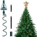 Christmas Tree Topper Holder, Universal Twist On Tree Topper Holder, Green Christmas Tree Topper, Christmas Tree Parts Fits Most Christmas Tree Base