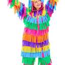 Unisex Adult Pinata Onesie Pajamas Animal One Piece Snug Fit Halloween Costume Sleepwear Homewear Piñata, Large