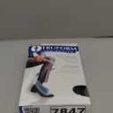 Truform Compression Socks, 20-30 mmHg, Men's Dress Socks, Thigh High Over Knee Length, Black, X-Large