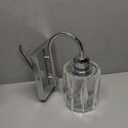 Bathroom Wall Sconce Chrome Vanity Light with K9 Crystal for Mirror Hallway