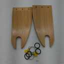 High Chair Foot Rest, High Chair Accessories, Highchair Footrest for IKEA Antilop, Bamboo Wooden Footrest Height can be Adjusted at Will, and The Pedal can be Disassembled