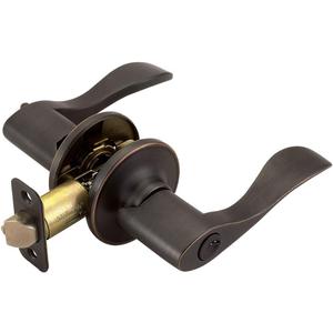 Design House Springdale Keyed Entry Exterior Door Lever Handle Lockset, Oil-Rubbed Bronze, 6.375 in x 1.94 in x 2.625 in, Item 700542