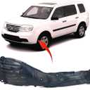 FitParts Compatible With Front Left Driver Side Fender Liner Honda Pilot 2012-2015. New, Plastic & Ready to Install. HO1248153 74151SZAA50