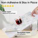 Shelf and Drawer Kitchen Cabinet Liner, Strong Waterproof Rose, 24inx 10FT, 23.6"W x 118"L