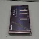 Lopeie 5 in 1 Curling Iron with Thermal Brush and 4 Interchangeable Ceramic Barrels(1/2 to 1 1/2 inch), Curling Wand Set with Flat Iron, Fast Heating, Dual Voltage Hair Curler, Gifts for Women (Rose Gold)