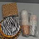 150 Pcs Jungle Animals Party Supplies - Plates, Napkins, Cups for Safari Party Favors (Serve 50)