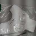 Orzbow Foldable Travel Potty Training Seat, Toddler Toilet Seat Attachment for Adult Toilets, Portable Potty with Suction Cups, Adjustable Length, Splash Guard, Non-Slip Base, Easy to Clean, White