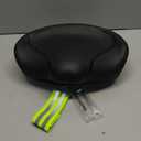 Noseless Bike Seat Cushion for Men & Women - Extra Padding & Comfort Wide Bicycle Seat, Oversized Comfortable Saddle for Peloton Bikes, Exercise Bikes, Electric Bikes, Cruiser Bikes (Black)