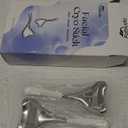 2-in-1 Gua Sha Cryo Sticks, Facial Skin Care Tools for Women Face and Eyes Massage, Unbreakable Stainless Steel Esthetician Supplies, Cooling Spa Ice Globes Roller with Carry Case (Silver)