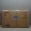 HOOBRO Cat Litter Box Enclosure with Ladder, Hidden Litter Box Furniture with Rechargeable 3-Color LED, Plush, Teaser Balls, 31.5" L x 18.9" W x 22.4" H, All-in-One, Black and Greige BG48MW01G1