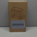 2 Pack Under Sink Organizer, 2 Tier Bathroom Cabinet Organizer with Sliding Basket, Multi-Purpose Under Sink Organizers and Storage for Bathroom Kitchen (Black 2 Pack)