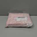 Quilted Makeup Bag and Zip Card Pouch Key Chain Puffer Cosmetic Bag Travel Cute Makeup Bag Organizer Mini Coin Purse (Pink)