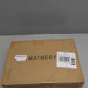 MATBEBY Twin Size Mattress Pad - Cooling Breathable Mattress Topper, Quilted Fitted Mattress Protector, Pillow Top Mattress Cover with 8-21" Deep Pocket, Machine Washable, Dark Grey, 39x75 Inches